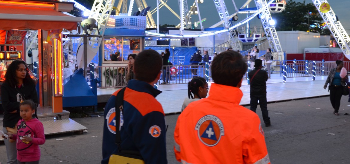 La Foire du Trône avec les secouristes de la Protection Civile de Paris 12