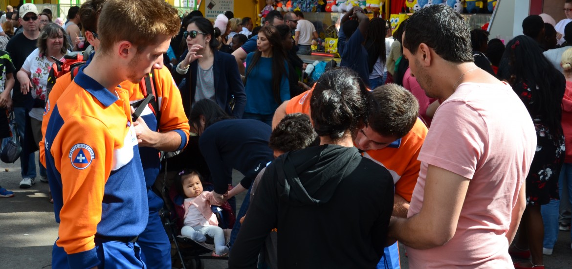 La Foire du Trône avec les secouristes de la Protection Civile de Paris 12