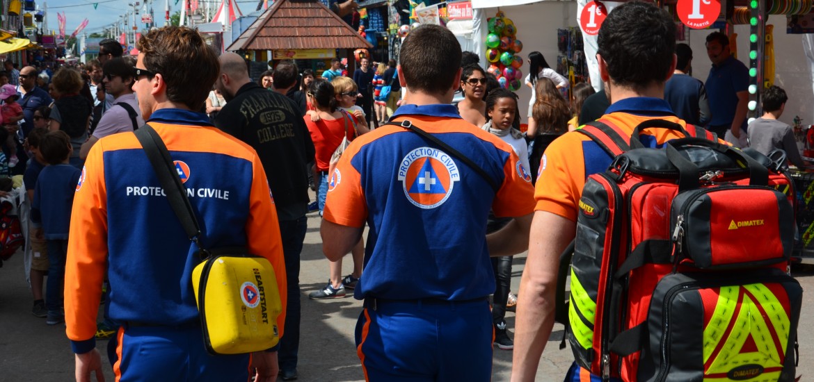 La Foire du Trône avec les secouristes de la Protection Civile de Paris 12